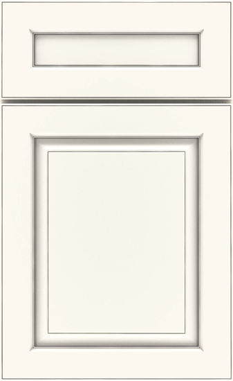 Picture of Woodhall - Painted - White w/ Grey Stone Detail